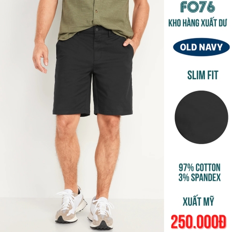 OLD NAVY - QUẦN SHORT NAM KAKI SLIM FIT MÀU ĐEN - RN 77368