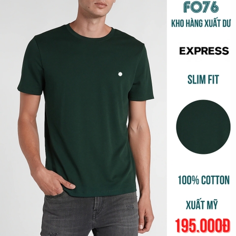 EXPRESS - ÁO THUN NAM TAY NGẮN CỔ TRÒN SLIM FIT MÀU TỔNG HỢP