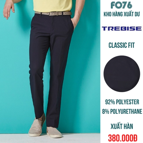 TREBISE - QUẦN GOLF DÀI NAM CLASSIC FIT MÀU TỔNG HỢP