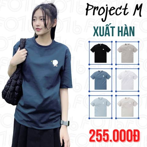 PROJECT M - ÁO THUN NAM NỮ TAY NGẮN UNISEX