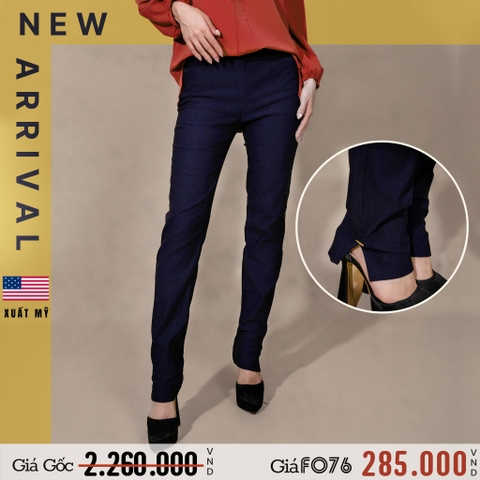 QUẦN TÂY NỮ PHOM ÔM XẺ LAI XUẤT MỸ MÀU XANH ĐEN QTN4405H10