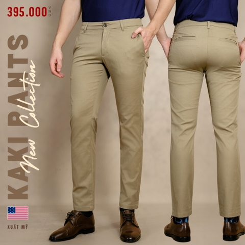 QUẦN KAKI NAM XUẤT MỸ MÀU BEIGE QKK4616T4
