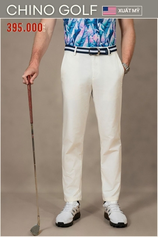 QUẦN CHINO GOLF NAM XUẤT MỸ MÀU TRẮNG QG4727T