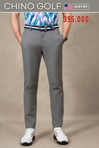 QUẦN CHINO GOLF NAM CAO CẤP XUẤT MỸ MÀU XÁM QG4727T4