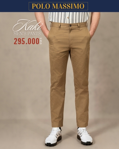 QUẦN DÀI KAKI NAM CAO CẤP MÀU NÂU QKK4709H1