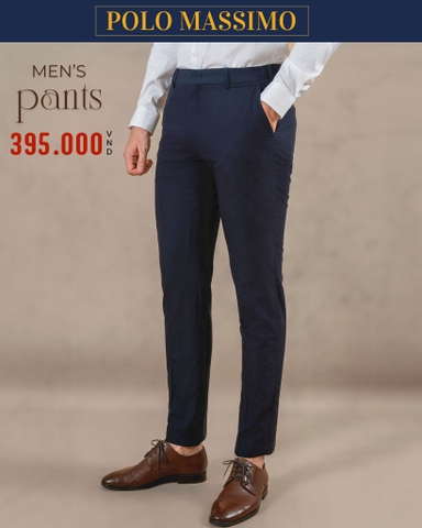 QUẦN TÂY NAM CAO CẤP MÀU XANH NAVY QT4809L1