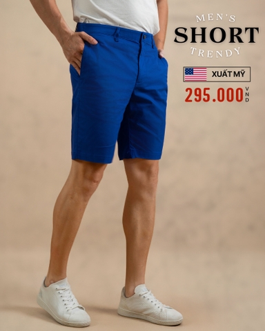 QUẦN SHORT NAM XUẤT MỸ MÀU XANH QS4917Q2