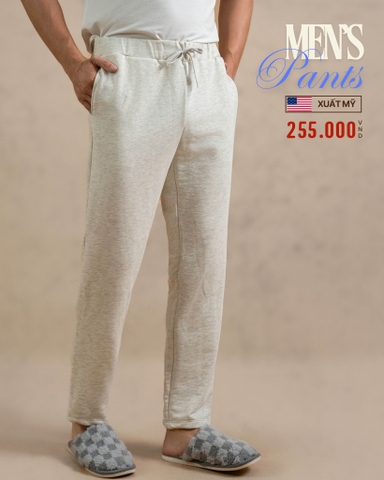 QUẦN DÀI NAM LƯNG THUN XUẤT MỸ MÀU XÁM NHẠT QD4919H