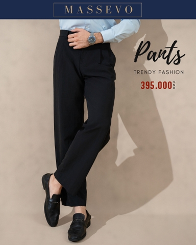 QUẦN TÂY NAM ỐNG SUÔNG MÀU ĐEN QT4809L