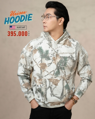 ÁO KHOÁC HOODIE NAM XUẤT MỸ HỌA TIẾT LÁ THÔNG AK4C31H