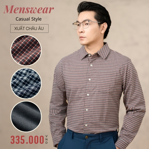 ÁO SƠ MI NAM GOLF DÀI TAY XUẤT ÂU