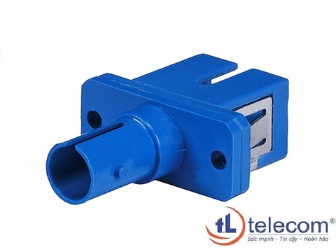 Đầu nối adapter quang SC/UPC- ST/UPC simplex