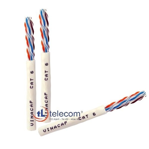 Cáp mạng VINACAP Cat 6e UTP 4 đôi (305m/cuộn)