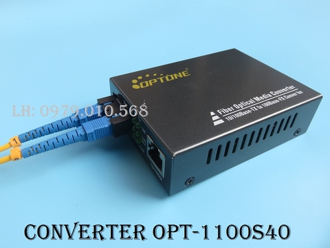 Converter quang điện Singlemode 100M OPT-1100S40