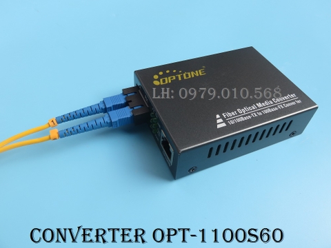 Converter quang điện Singlemode 100M OPT-1100S60