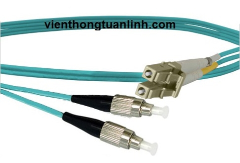 Dây cáp nhảy quang LC to FC, Multimode, Duplex OM3 tltelecom 9/125