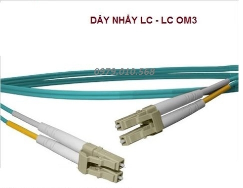 Dây cáp nhảy quang LC to LC, Multimode, Duplex OM3 tltelecom 9/125