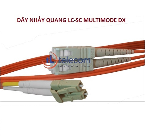 Dây nhảy quang SC/UPC to LC/UPC Multimode Duplex OM2 50/125 TLtelecom