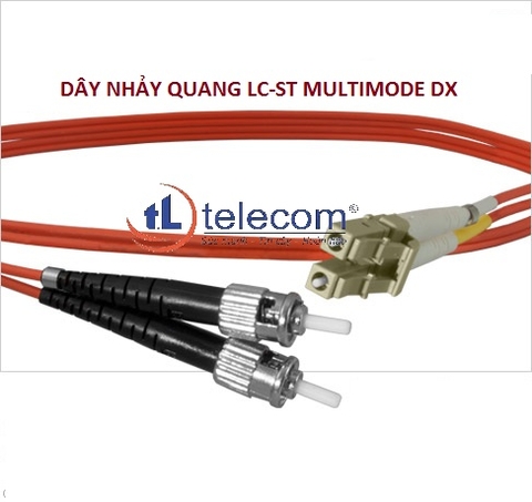 Dây nhảy quang ST/UPC to LC/UPC Multimode Duplex OM2 50/125 TLtelecom