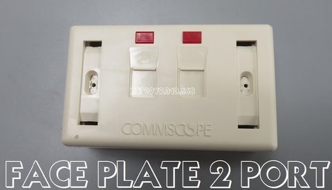 AMP Faceplace 2p (Mặt wallplate AMP 2P )