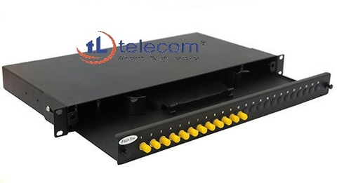 Hộp phối quang ODF 12 core rack 19'' cố định