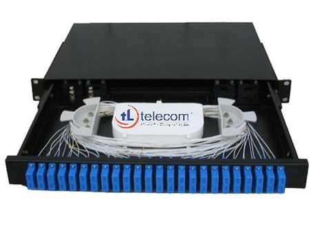 ODF Patch Panel Khay Trượt Gắn Rack 19