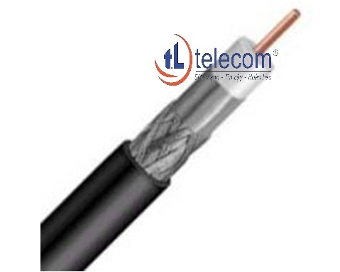 Cáp đồng trục-Coaxial cable Alantek RG-11 Standard Shield with Flooding Compound Part Number: 301-RG110F-SSBK-2223