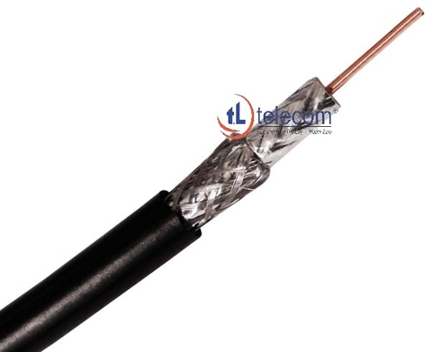 Cáp đồng trục-Coaxial cable Alantek RG-6 Standard ShieldPart number: 301-RG0600-SSBK-1223/ 301-RG0600-SSWH-1223