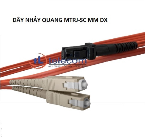 Dây nhảy quang MTRJ/UPC to MTRJ/UPC, LC, SC, ST Multimode Duplex OM2 50/125 TLtelecom