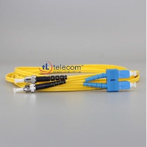 Dây nhảy quang patchcord ST-SC Singlemode duplex 3m, 5m...