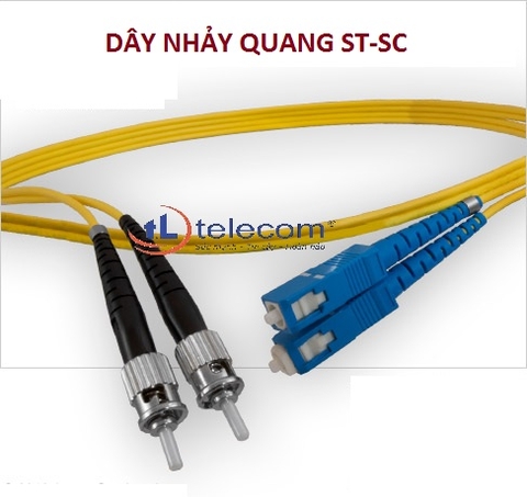 Dây nhảy quang patchcord ST-SC Singlemode duplex 3m, 5m...