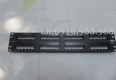 Patch panel AMP 48 port CAT6 | PN: 1375015-2