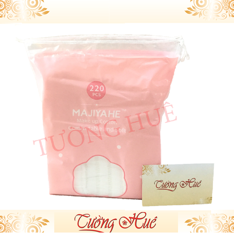 Bông Tẩy Trang 220 Miếng MAJIYAHE Make Up Cotton - MÀU NGẪU NHIÊN.