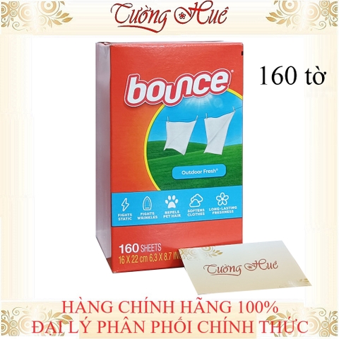 Giấy Thơm Quần Áo Bounce Của Mỹ Dùng Cho Máy Sấy