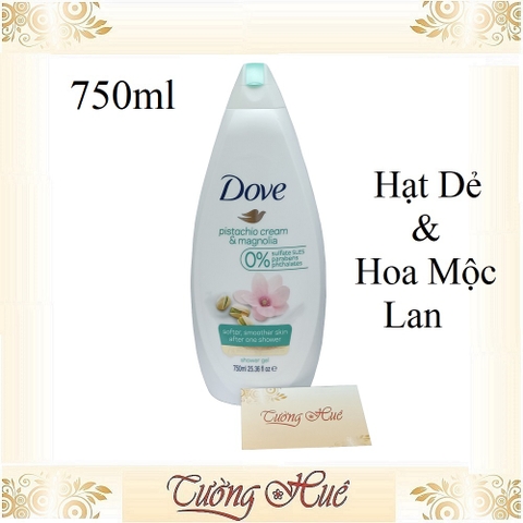 Sữa Tắm Dưỡng Ẩm Dove Nhiều Mùi - 750ml