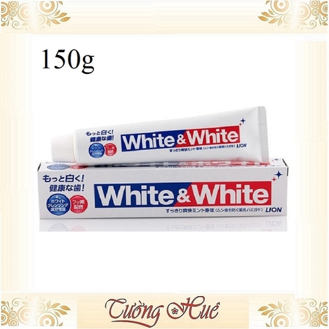 Kem Đánh Răng Nhật Bản Lion White & White -  150g