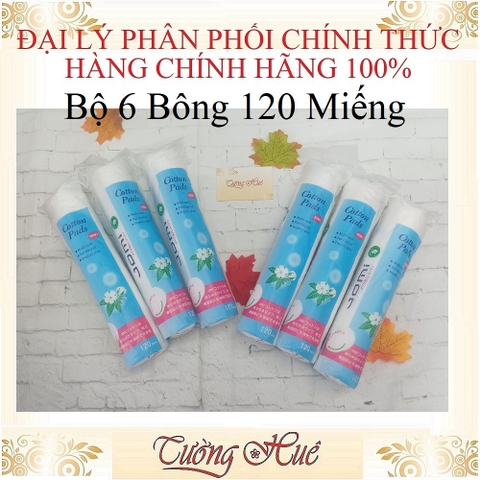 Bông Tẩy Trang Nhật Bản JOMI 120 Miếng Cotton Pads.