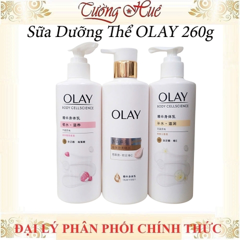 Sữa Dưỡng Thể Olay Dưỡng Ẫm Trắng Da 260g ( Có sự lựa chon )