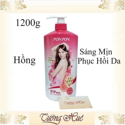 Sữa Tắm Nữ Pon Pon Đài Loan Nhiều Mùi - 1200g