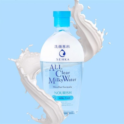 Nước Sữa Tẩy Trang 2 Lớp Senka All Clear Milky Water - 230ml