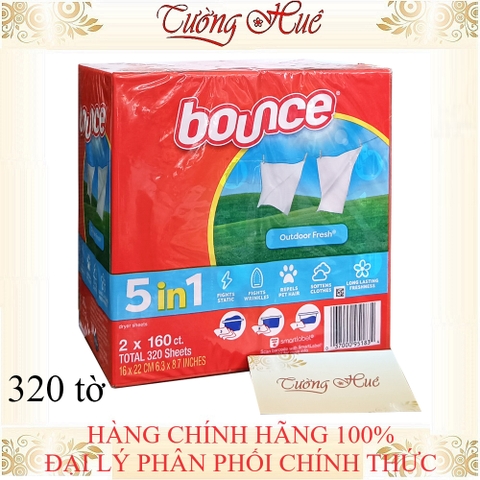 Giấy Thơm Quần Áo Bounce Của Mỹ Dùng Cho Máy Sấy