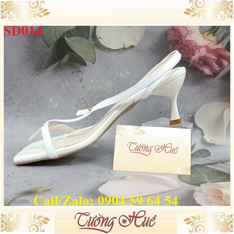 [Ảnh Thật 100%] [FULLBOX] Sandal Cao Gót Quai Mảnh Xỏ Ngón Nữ Mũi Vuông Gót Nhọn Cao 6CM - Hàng Quảng Châu