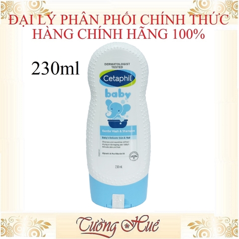 Tắm Gội Rửa Mặt Cho Bé Cetaphil Baby Wash & Shampoo ( Có Lựa Chọn )