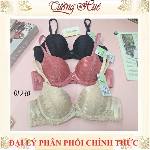 Áo ngực Darlin DL230  ren nâng mút dày 2.5cm giúp ngực tạo form đầy đặn