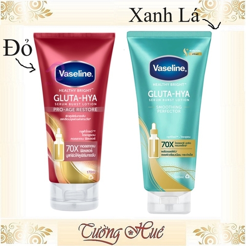 Dưỡng Thể Vaseline 70x Gluta-Hya Serum Burst Lotion - 300ml ( Có lựa chọn )