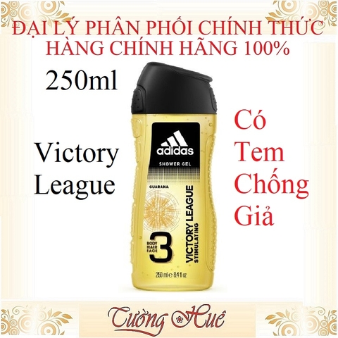 [HàngChínhHãng]Tắm Gội Rửa Mặt Adidas Dành Cho Nam Nhiều Mùi - 250ml