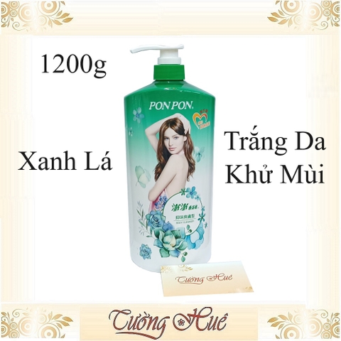 Sữa Tắm Nữ Pon Pon Đài Loan Nhiều Mùi - 1200g