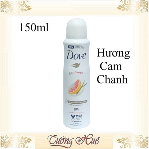 Xịt Khử Mùi Dove Nữ Anti-Perspirant - 150ml ( Nhiều mùi lựa chọn )