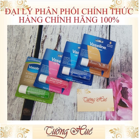 Son Dưỡng Môi Vaseline Lip Therapy Nhiều Mùi - 4.8g