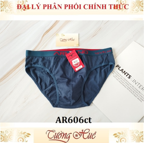 Quần lót nam Armand AR606ct cotton trơn, lưng bảng to.